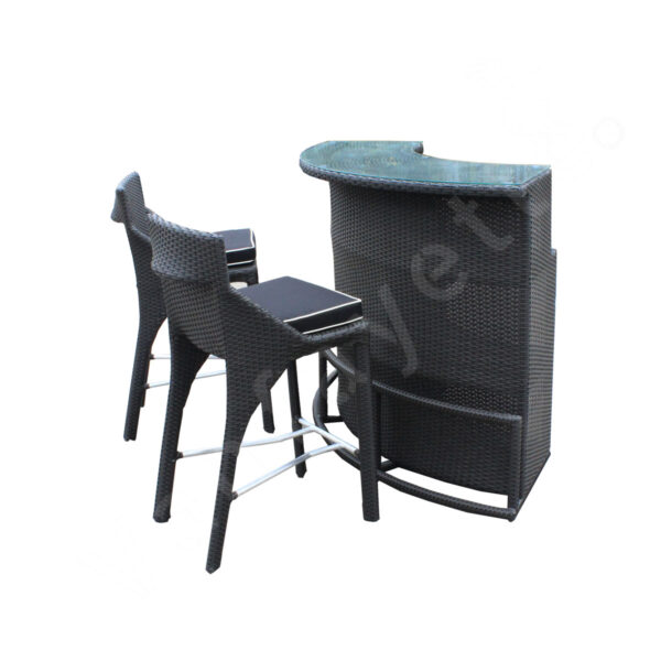 Bar Height 3 Piece Patio Set