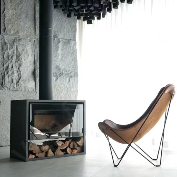best indoor wood burning fireplace