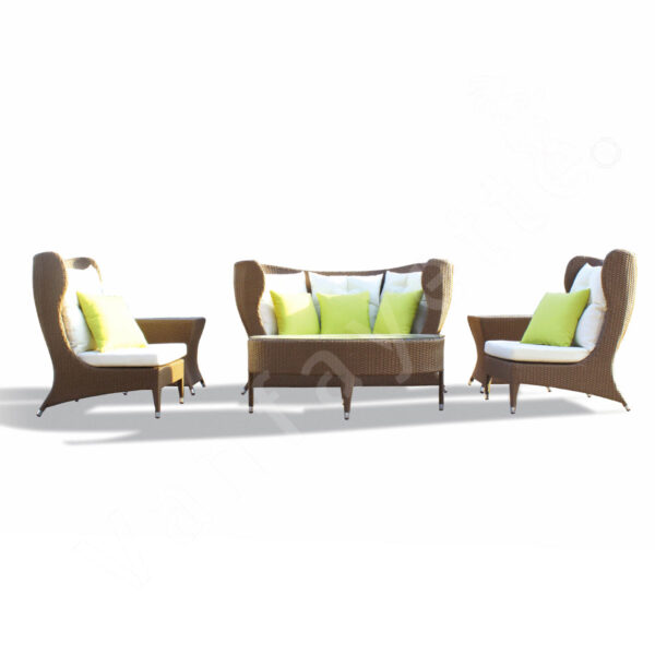 6 Piece Garden Sofa Set