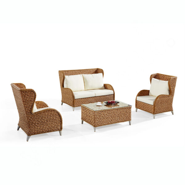 4 Seater Garden Sofa 4 Piece Outdoor Sofa Set