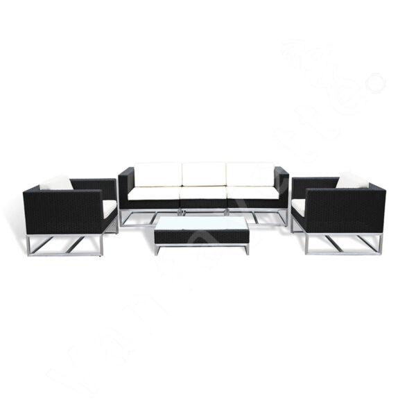 4 Piece Rattan Garden Furniture Set