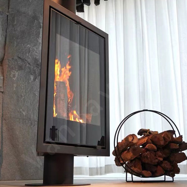 wood burner central heating