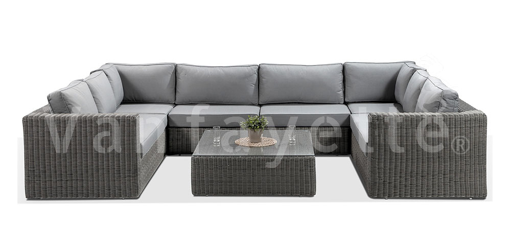 Luxury Grand Resort Outdoor Furniture Set with Cushions