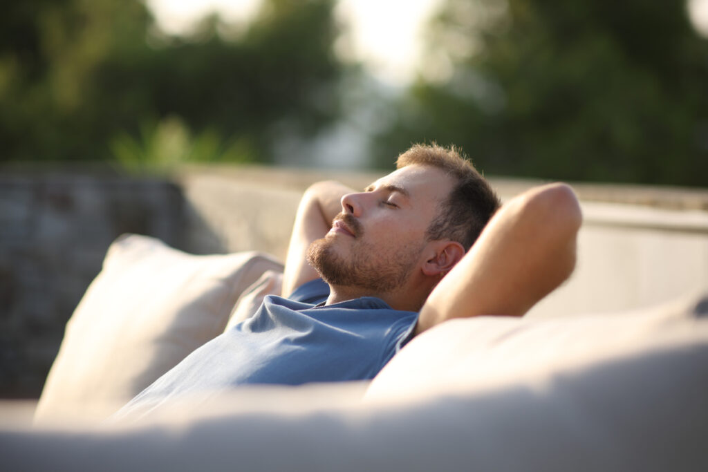 resting and relaxing outdoor sofa supplier