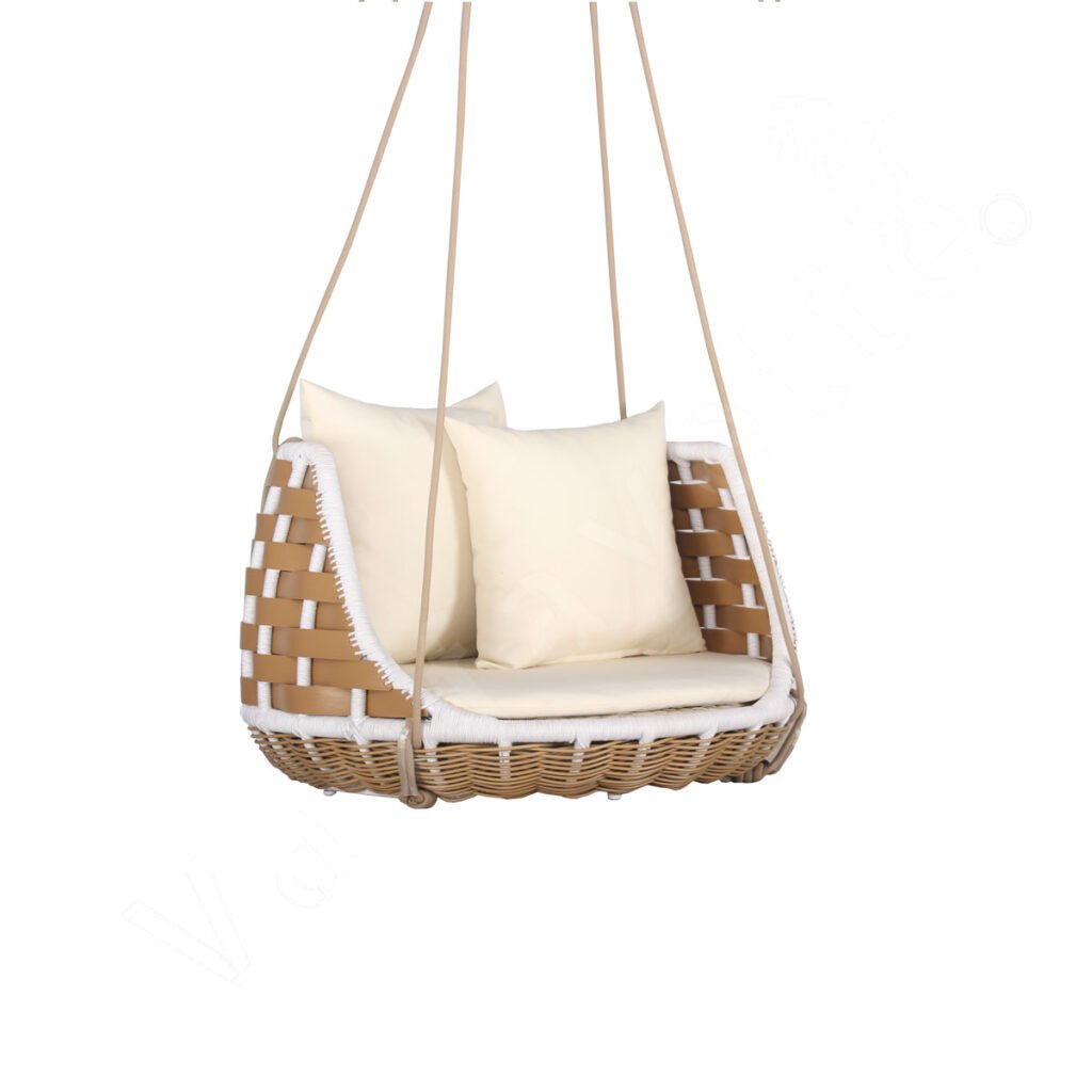 Barton Luxury Wicker Hanging Chair C285 Marsh wide rattan hanging chair in garden