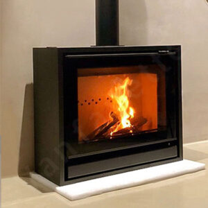 Black Indoor Fireplace – One of the Best Contemporary Wood Burning Stoves for Stylish Homes