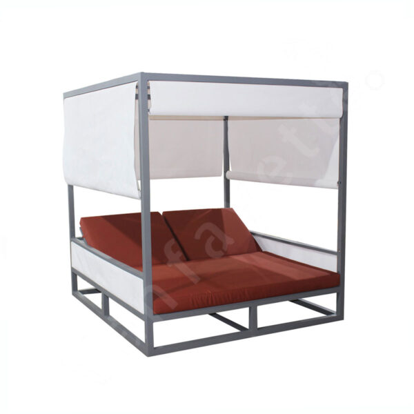 Chaise Lounge With Canopy