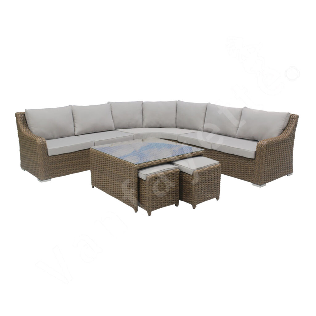 L Shape Corner Garden Sofa