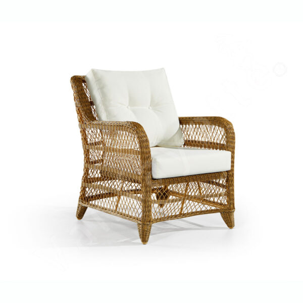 Brown Wicker Outdoor Sofa