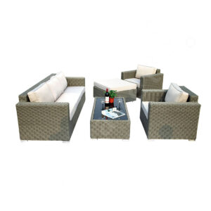 5 Seater Garden Sofa 5 Piece Rattan Sofa Set