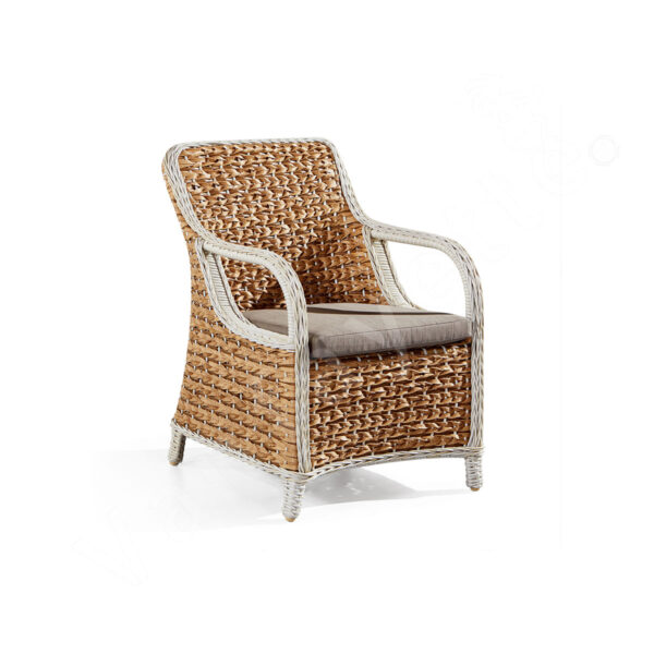 5 Piece Garden Dining Set – 4 Chair Outdoor Dining Set with Natural Rattan Aesthetic - Image 2