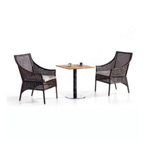 2 Chair Bistro Set – Stylish 2 Seater Bistro Table And Chairs for Outdoor Cafés & Restaurants