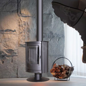 cylinder log burner