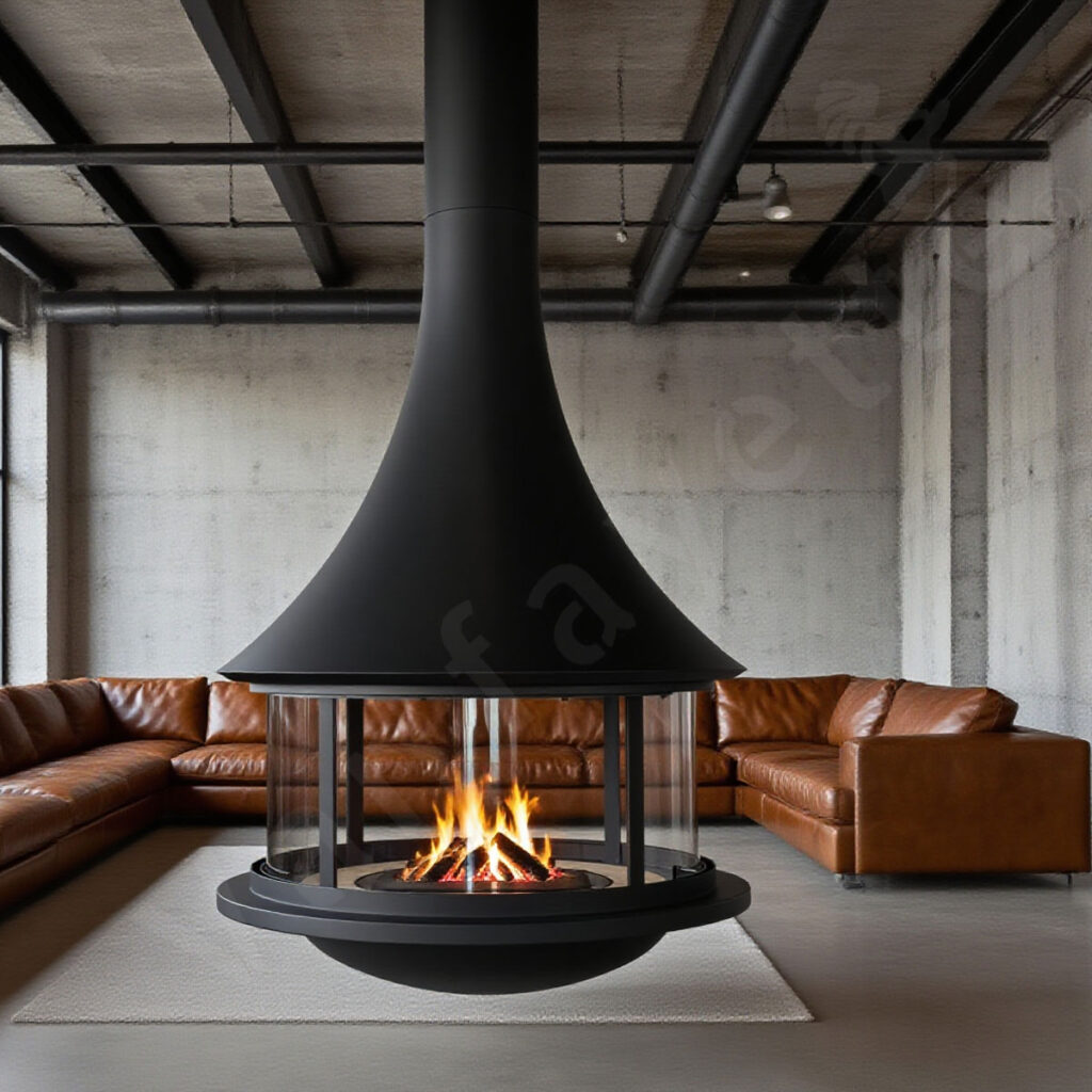 traditional vs modern fireplace