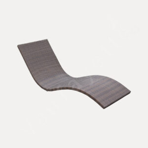 Beach Chaise Lounge Outdoor Curved Chaise Lounge