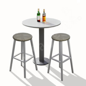 Garden Bar Stool And Table Set Outdoor Bar Stools With Table