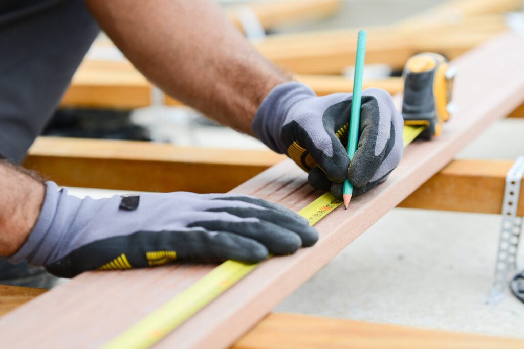 Measure Your Outdoor Space Before Buying Furniture Measuring patio dimensions before buying outdoor furniture online to create a functional and well-planned outdoor living space.