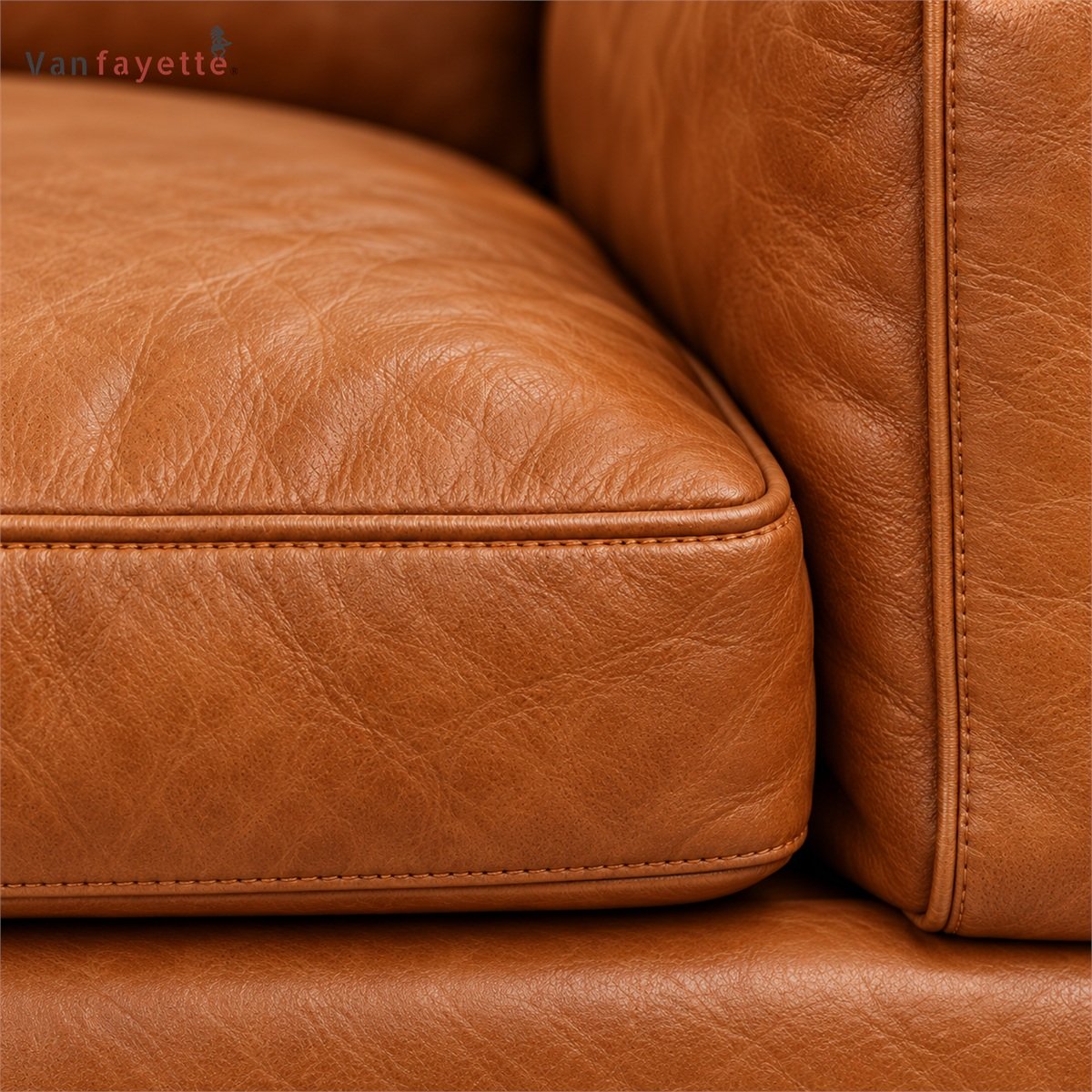 Finn IS18005A PU faux leather upholstery detail